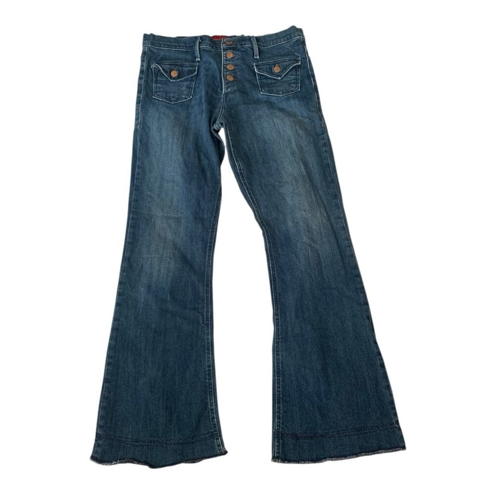 Levi's Sunset size 10 Classic Denim Flare Jeans button front flare 90s